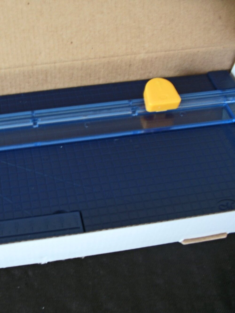 The Creative Memories Collection 12" Straight Trimmer scrapbooking with box.